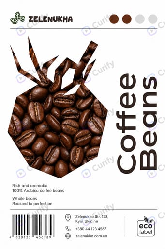 Eco Farm Food Product Label
