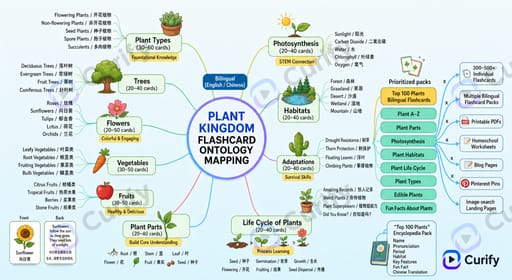 Nano Banana Prompt: Educational Flashcard Ontology Mindmap Infographic Generator | Curify AI