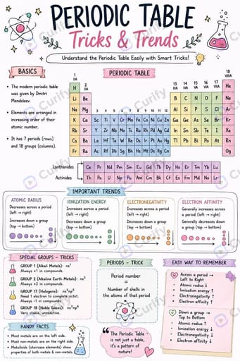 chemistry periodic table tricks trends