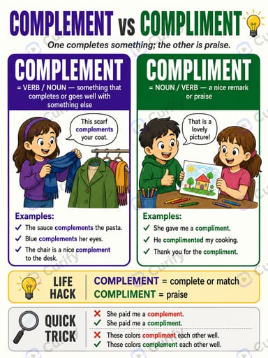 Nano Banana Prompt: English Confusing Word Pair Poster Generator | Curify AI
