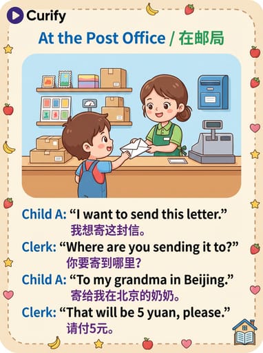 Nano Banana 提示：英语对话场景学习卡 | Curify AI