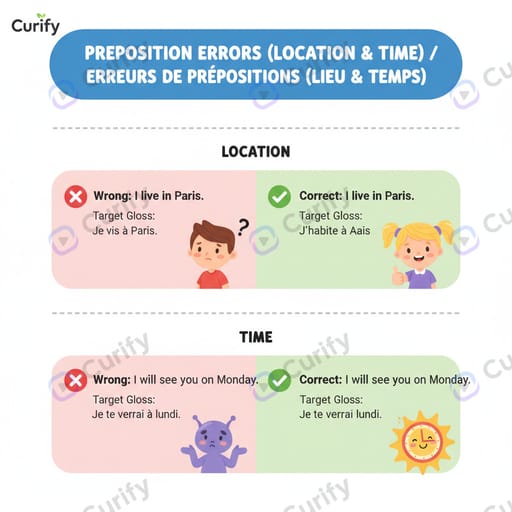 Nano Banana Prompt: English Error Correction Learning Cards | Curify AI