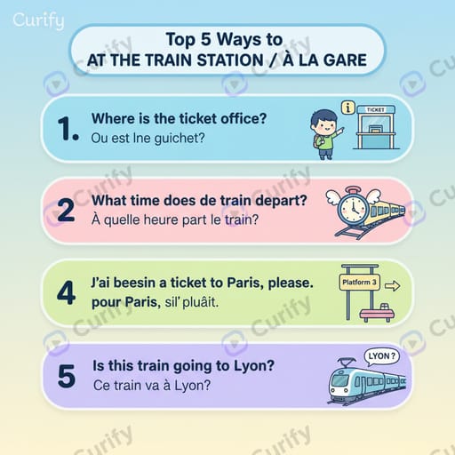 At the Train Station