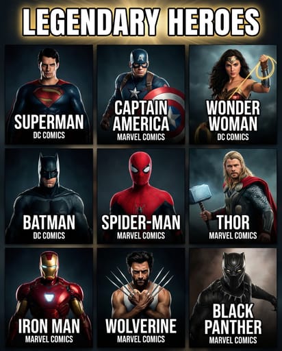 Nano Banana Prompt: Fandom Character Grid Poster Generator | Curify AI