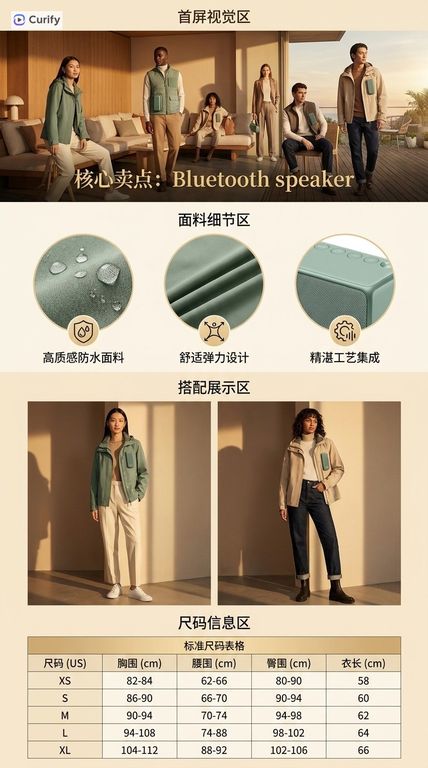 Nano Banana Prompt: E-commerce Fashion Detail Long Image Generator | Curify AI