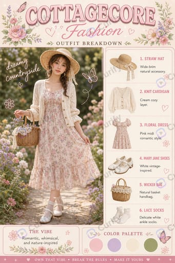 Fashion Style Outfit Breakdown Infographic