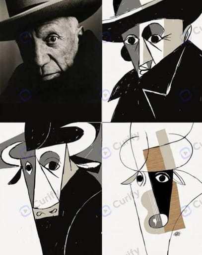 Nano Banana Prompt: Figure-to-Abstract Portrait Series Generator | Curify AI