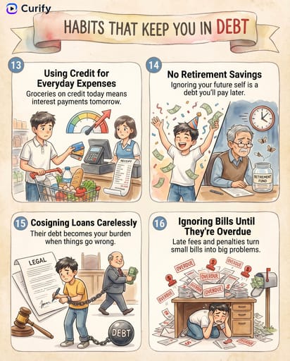 Nano Banana Prompt: Financial Habit Infographic Poster Generator | Curify AI