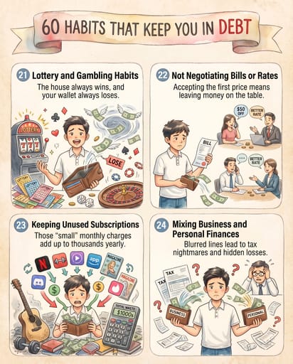 Nano Banana Prompt: Financial Habit Infographic Poster Generator | Curify AI