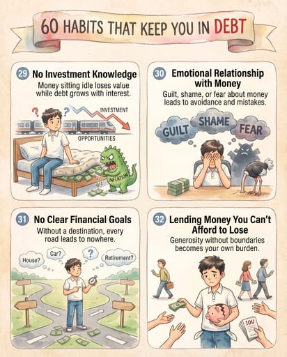 Nano Banana Prompt: Financial Habit Infographic Poster Generator | Curify AI