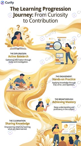 Flowing Journey Path Infographic