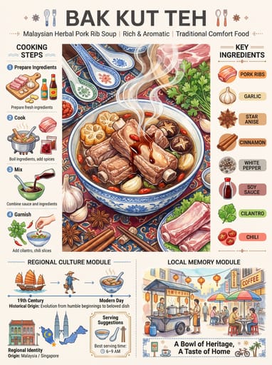 Nano Banana 提示词：美食全景科普信息图生成器｜Curify AI