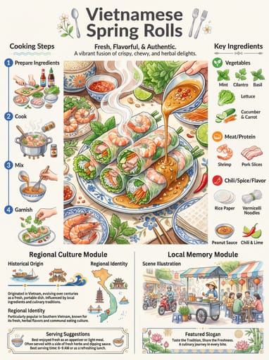 Nano Banana 提示词：美食全景科普信息图生成器｜Curify AI