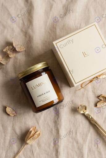 Candle Packaging — Minimal Luxe