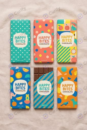 Chocolate Packaging — Playful Colorful