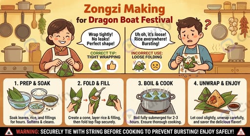 Zongzi Making for Dragon Boat Festival