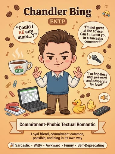 Friends Character MBTI Posters preview 1