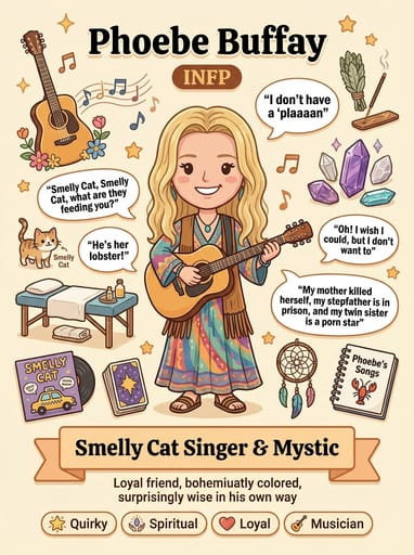 Friends Character MBTI Poster Generator | Curify AI