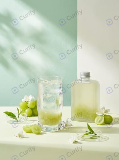 青提茉莉气泡饮