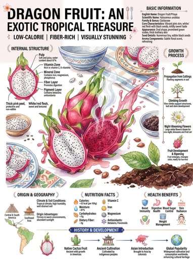 Nano Banana 提示词：水果科普信息图生成器｜Curify AI