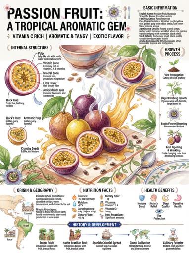 Nano Banana 提示词：水果科普信息图生成器｜Curify AI