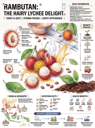 Nano Banana 提示词：水果科普信息图生成器｜Curify AI