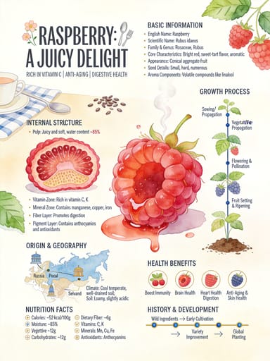 Nano Banana Prompt: Generator für Obstwissenschafts-Infografiken｜Curify AI