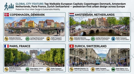 Global City Walkability Infographic preview 1