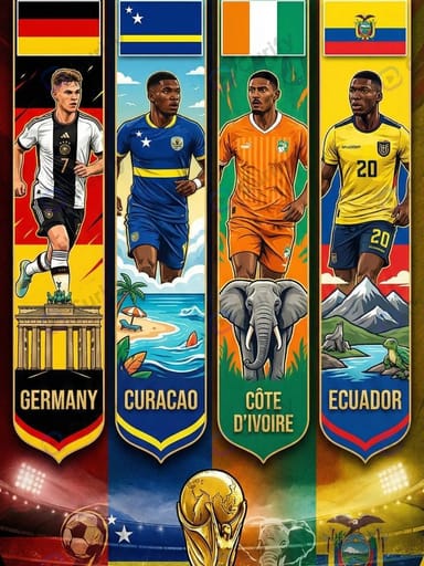 Nano Banana Prompt: World Cup Group Banner Country Poster Generator | Curify AI