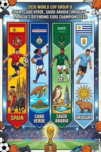 2026 World Cup Group B: Spain, Cabo Verde, Saudi Arabia, Uruguay — La Roja's defending Euro champions lead