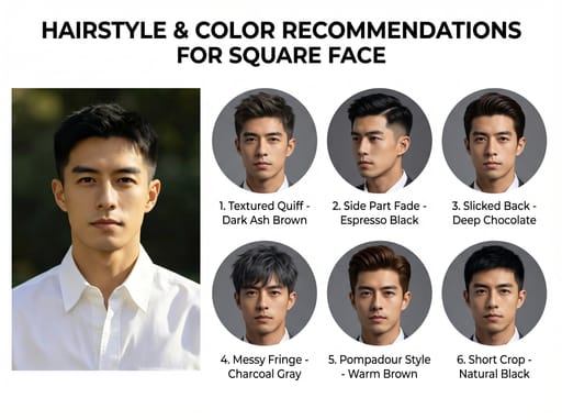 Nano Banana 프롬프트: 헤어스타일 & 컬러 추천 생성기 | Curify AI