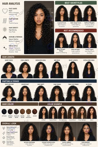 Nano Banana Prompt: Hairstyle Guide Infographic Generator | Curify AI