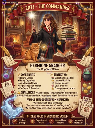 Harry Potter MBTI Cards: Personality Profiles for Hogwarts Characters