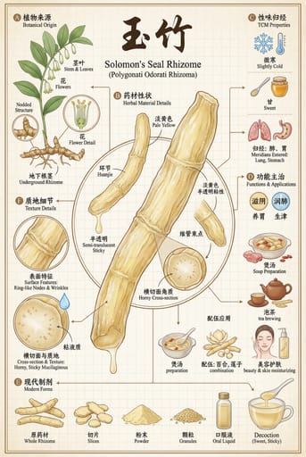 Nano Banana Anahtar Kelimeleri: Geleneksel Bitkisel Tıbbi Panorama Ayrıntılı Görüntü Üretici｜Curify AI