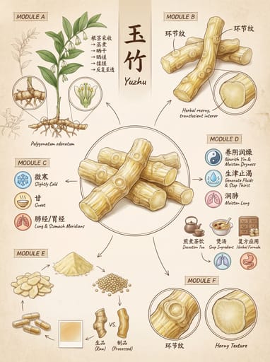 Nano Banana 提示词：中草药全景分解图生成器｜Curify AI