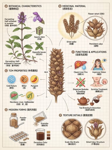 Nano Banana 提示词：中草药全景分解图生成器｜Curify AI