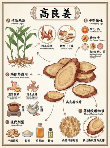 Nano Banana Prompt: Panorama-Zerlegungsdiagramm für chinesische Kräuter｜Curify AI