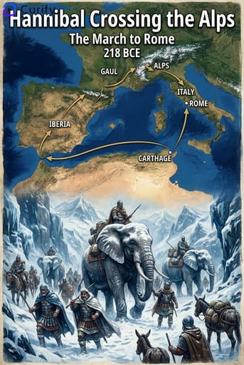 Illustration de Carte d'Evenement Historique | Nano Banana