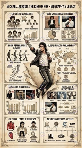 Nano Banana Prompt: Historical Figure Biography Vintage Infographic Generator | Curify AI