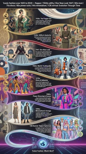 Evolution Timeline Infographics with AI: 4 Templates for Phones, Cars, Fashion & Human History