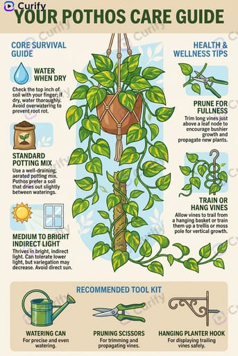 Houseplant Care Guide Infographic