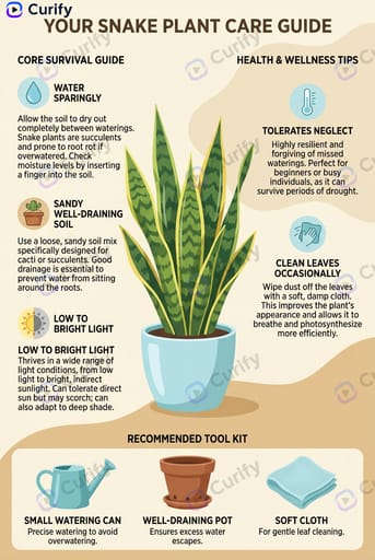 Houseplant Care Guide Infographic