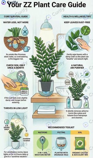 Houseplant Care Guide Infographic