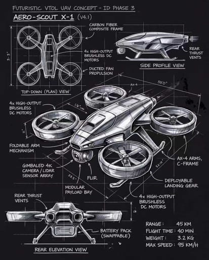 Endüstriyel Tasarım Konsept Çizimleri preview 1