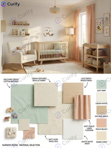 Nano Banana Prompt: Interior Design Mood Board Generator | Curify AI