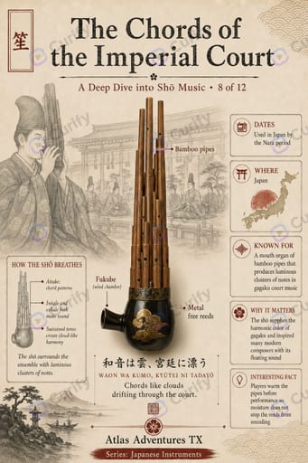 Nano Banana Prompt: Japanese Traditional Instrument Info Poster Generator | Curify AI