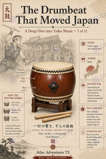 Nano Banana Prompt: Japanese Traditional Instrument Info Poster Generator | Curify AI