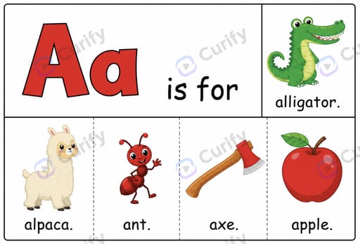 Nano Banana Prompt: Kids English Phonics & Sentence Flashcard | Curify AI