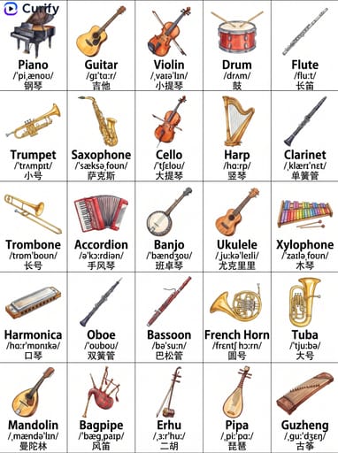 musical instruments