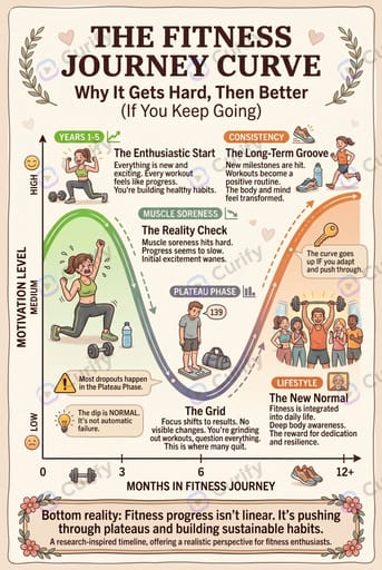 Life Journey Curve Educational Infographic